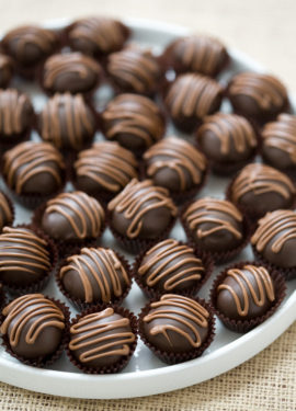 Mexican Chocolate Cookie Dough Truffles