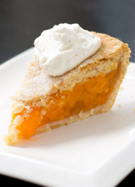 Vanilla Peach Pie