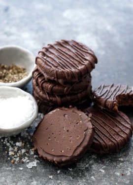 Get the Recipe: Chocolate Salt & Pepper Sable Cookies