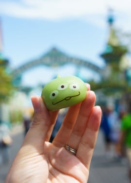 Tokyo Disney Sea: Alien Mochi Dumplings with Custard Filling